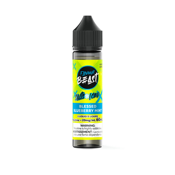 Flavour Beast E-Liquid 60mL Salts - Blessed Blueberry Mint