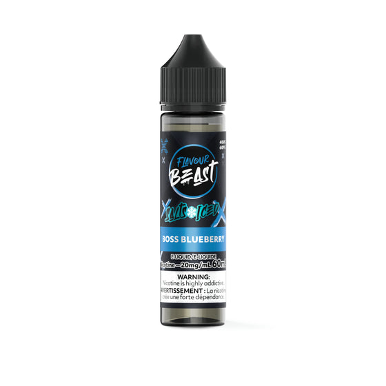 Flavour Beast E-Liquid 60mL Salts - Boss Blueberry