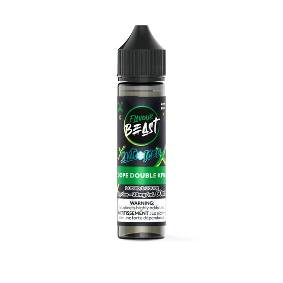 Flavour Beast E-Liquid 60mL Salts - Dope Double Kiwi