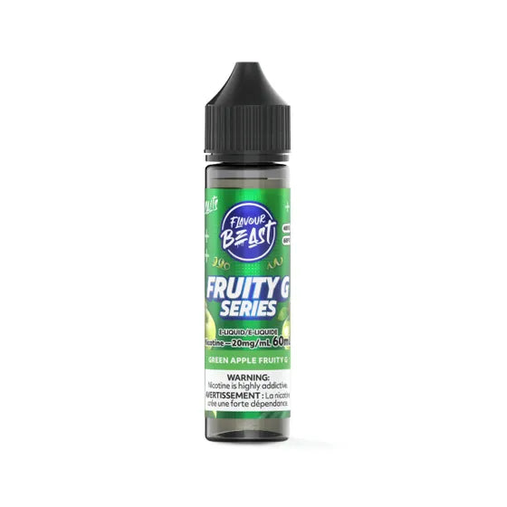 Flavour Beast Fruity G E-Liquid 60mL Salts - Green Apple