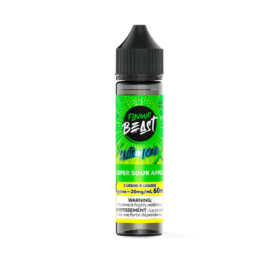Flavour Beast E-Liquid 60mL Salts - Super S Apple