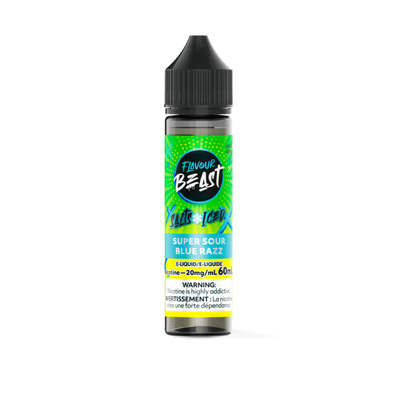 Flavour Beast E-Liquid 60mL Salts - Super S Blue Razz