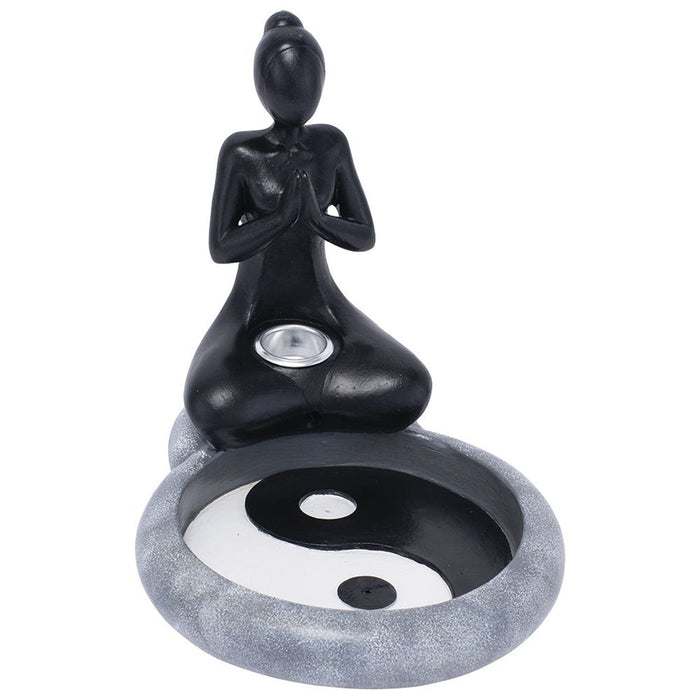 Fujima - Yin Yang Yoga Backflow Cone Incense Burner 5.5