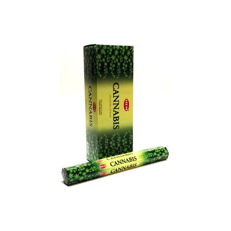HEM Cannabis 9″ Incense Sticks – Hex Box (20g)