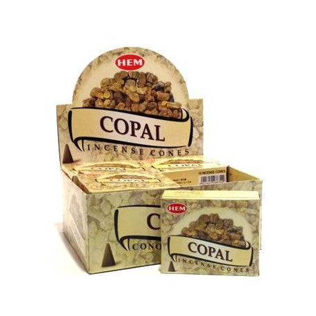 HEM - Copal Incense Cones (10 Cones)
