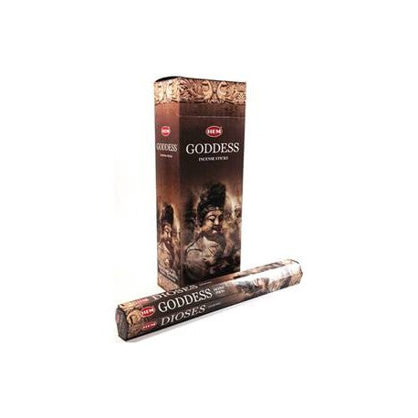HEM Goddess 9″ Incense Sticks – Hex Box (20g)