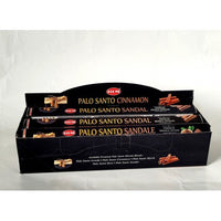 HEM Incense Sticks - Palo Santo Sandal 9″ Incense Sticks – Hex Box (20g)