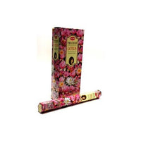 HEM Lotus 9″ Incense Sticks – Hex Box (20g)