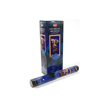 HEM San Miguel Arcangel 9″ Incense Sticks – Hex Box (20g)