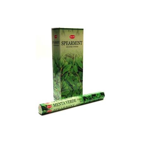 HEM Spearmint 9″ Incense Sticks – Hex Box (20g)