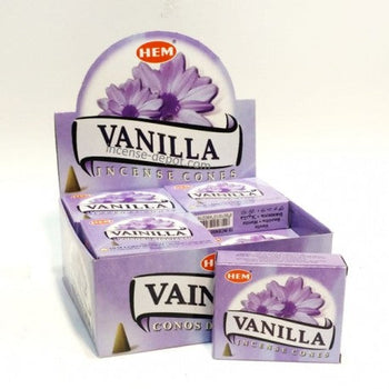 HEM - Vanilla Incense Cones (10 Cones)