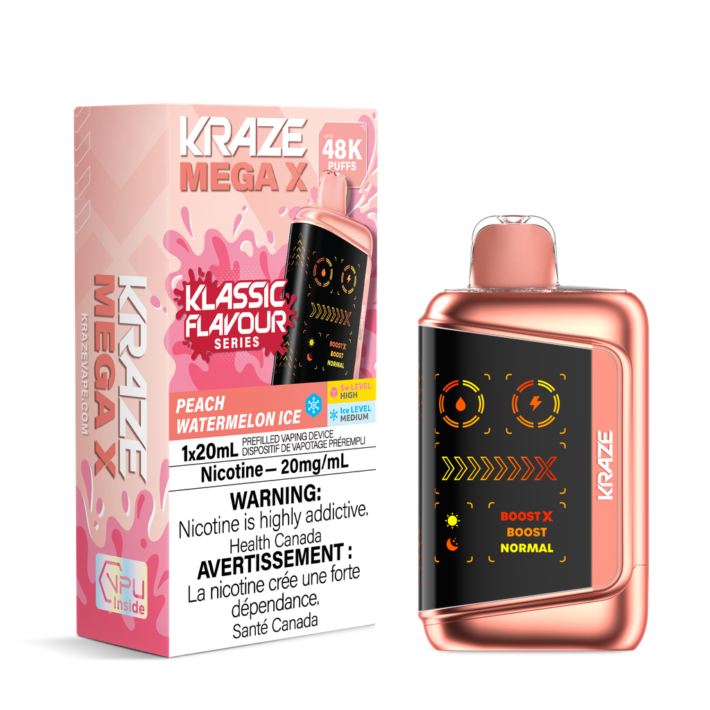 Kraze Mega X Rechargeable Disposable Vape 20mL