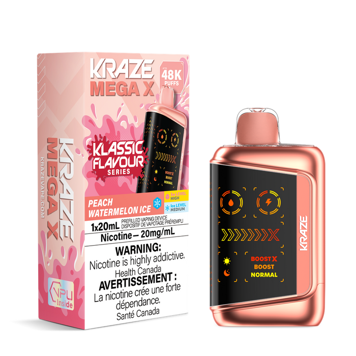 Kraze Mega X Rechargeable Disposable Vape 20mL
