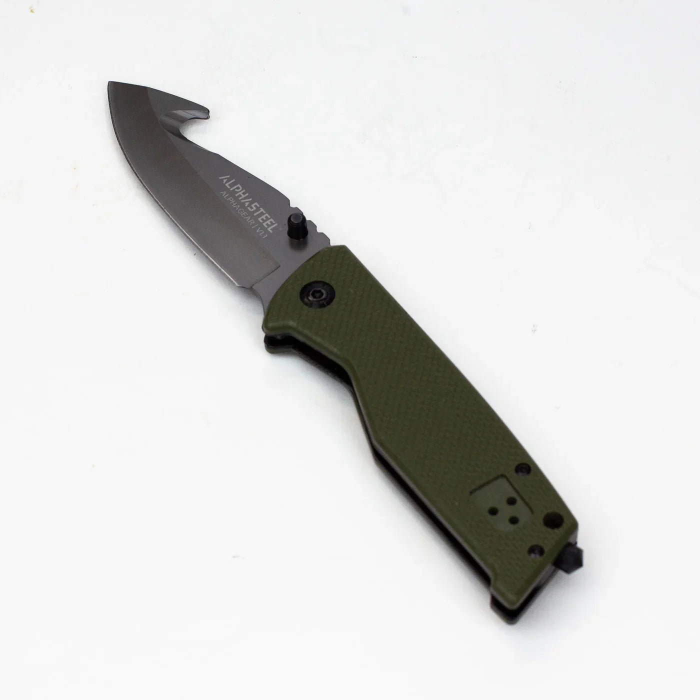 ALPHASTEEL - 8" Hunting Knife - Military Fold