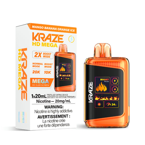 Kraze HD Mega 20k Rechargeable Vape Canvape.com Kraze HD Mega 20k Rechargeable Vape Canvape.com