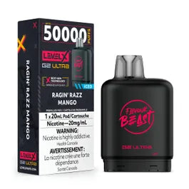 LVL X G2 Ultra 50K - Ragin' Razz Mango