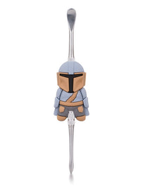 Dabber en métal avec poignée en silicone