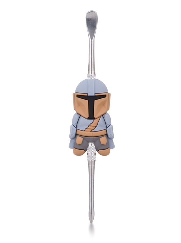 Dabber en métal avec poignée en silicone