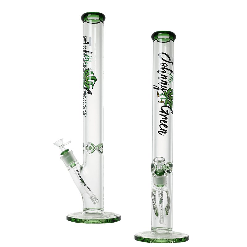 Johnny Green - 20″ 9mm Straight Tube w/ Grid Percolator Slide