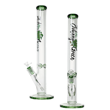 Johnny Green - 20″ 9mm Straight Tube w/ Grid Percolator Slide