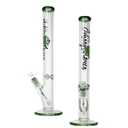 Johnny Green - 20″ 9mm Straight Tube w/ Grid Percolator Slide