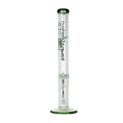 Johnny Green - 20″ 9mm Straight Tube w/ Grid Percolator Slide