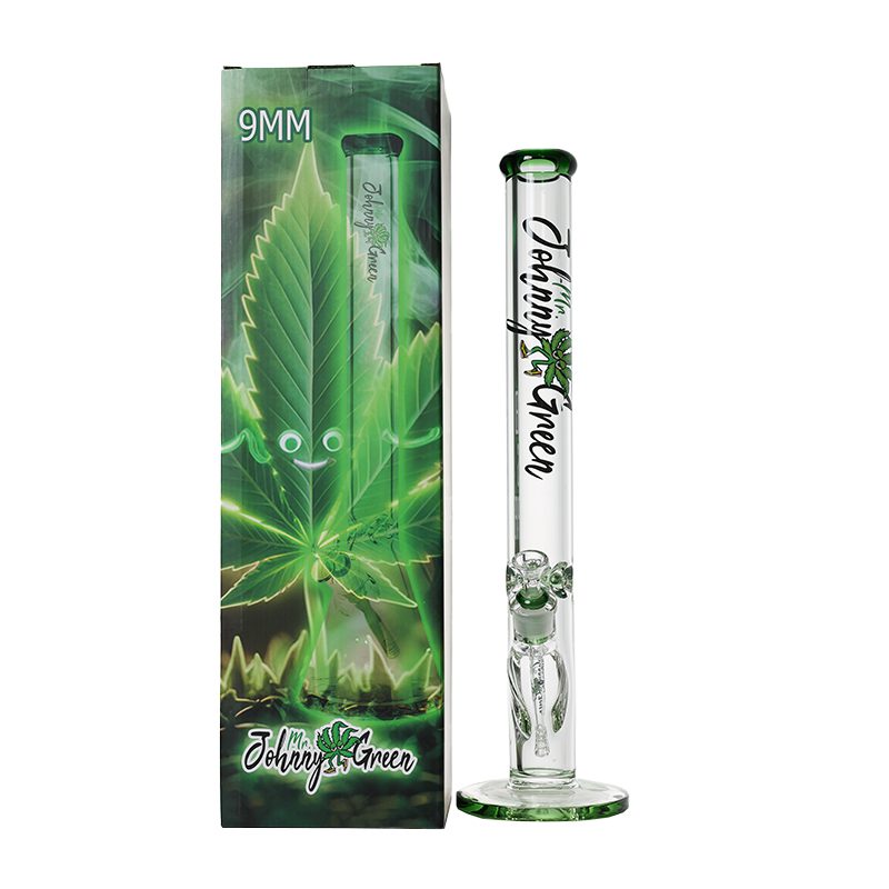 Johnny Green - 20″ 9mm Straight Tube w/ Grid Percolator Slide