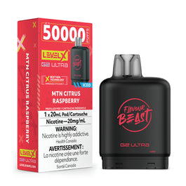 LVL X G2 Ultra 50K - MTN Citrus Raspberry Iced