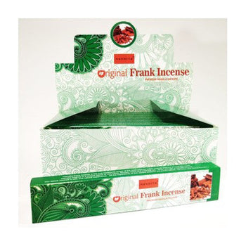 Nandita - Original Frankincense Incense Natural & Organic Hand-rolled Masala Incense Sticks 15g