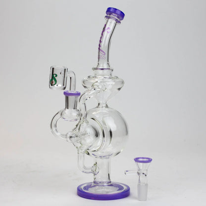 Soul Glass - 9" 2-in-1 Recycler Bong