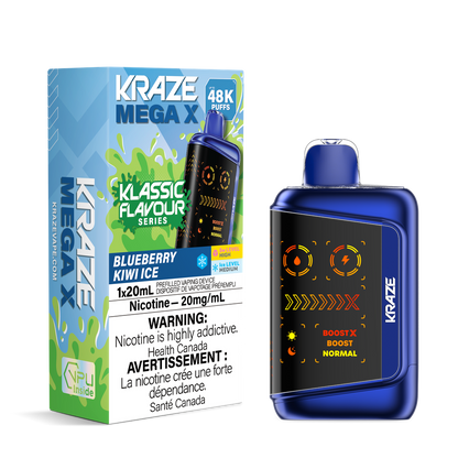 Kraze Mega X Rechargeable Disposable Vape 20mL