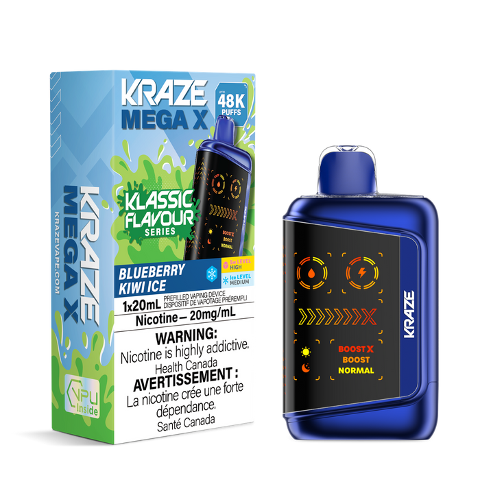 Kraze Mega X Rechargeable Disposable Vape 20mL