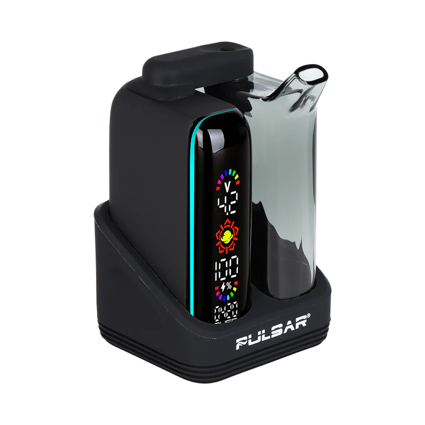 Pulsar - 510 DL 5.0 Bubbler Dab Kit w/ Wax Atomizer - Black