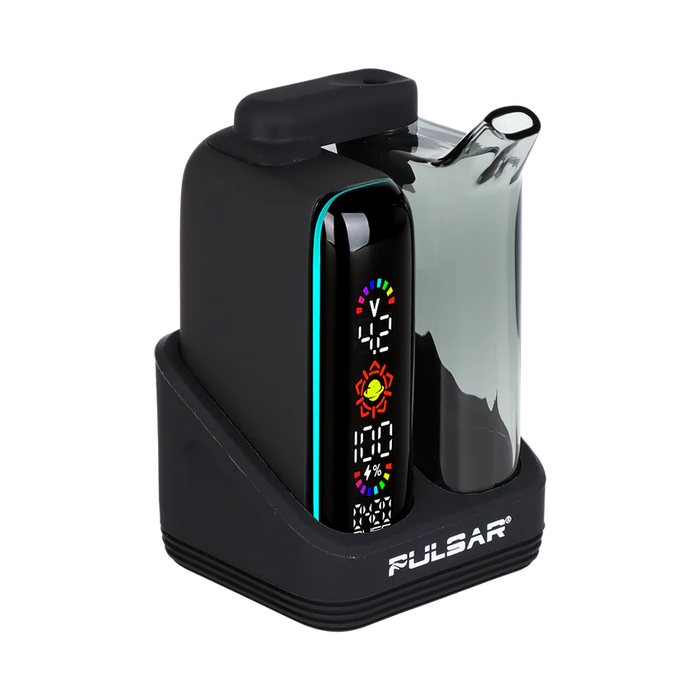 Pulsar - 510 DL 5.0 Bubbler Dab Kit w/ Wax Atomizer - Black