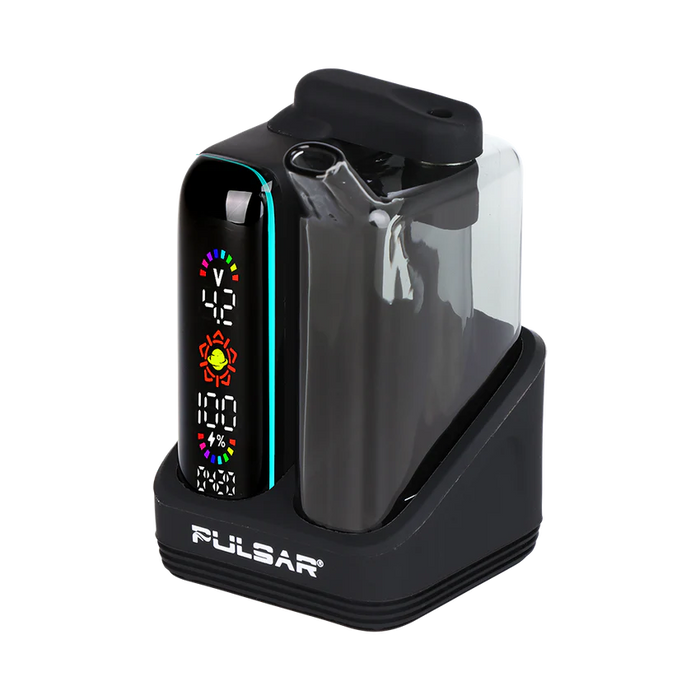 Pulsar - 510 DL 5.0 Bubbler Dab Kit w/ Wax Atomizer - Black