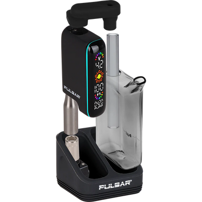 Pulsar - 510 DL 5.0 Bubbler Dab Kit w/ Wax Atomizer - Black