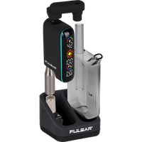 Pulsar - 510 DL 5.0 Bubbler Dab Kit w/ Wax Atomizer - Black