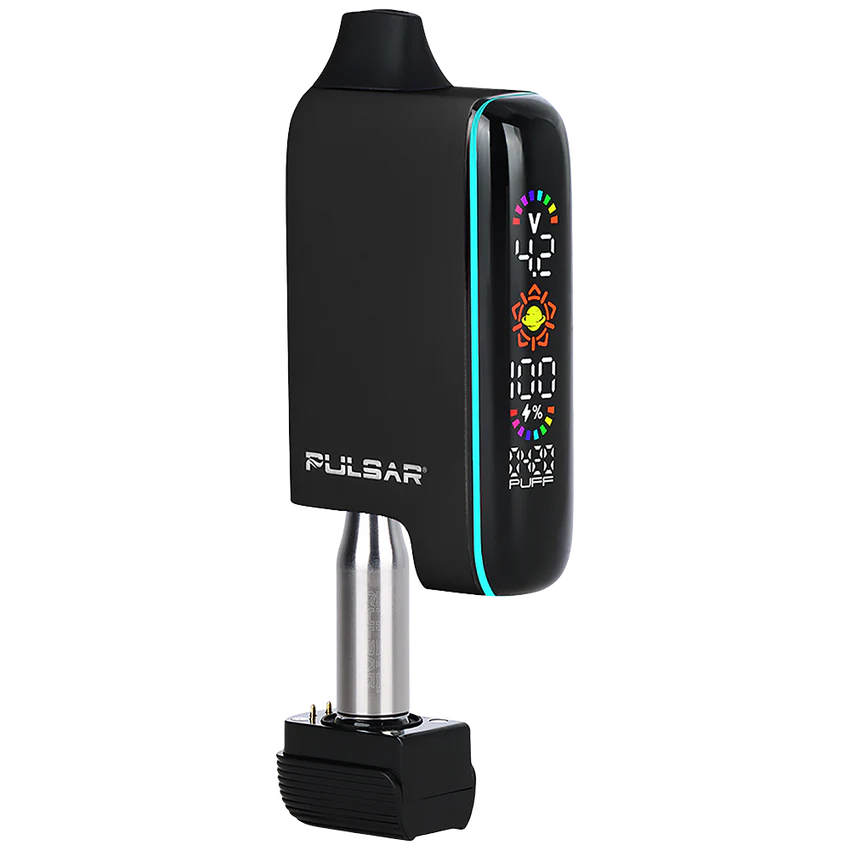 Pulsar - 510 DL 5.0 Bubbler Dab Kit w/ Wax Atomizer - Black