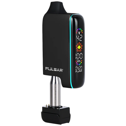 Pulsar - 510 DL 5.0 Bubbler Dab Kit w/ Wax Atomizer - Black