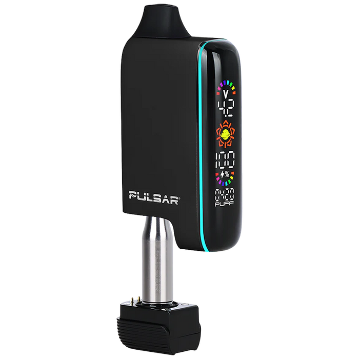 Pulsar - 510 DL 5.0 Bubbler Dab Kit w/ Wax Atomizer - Black