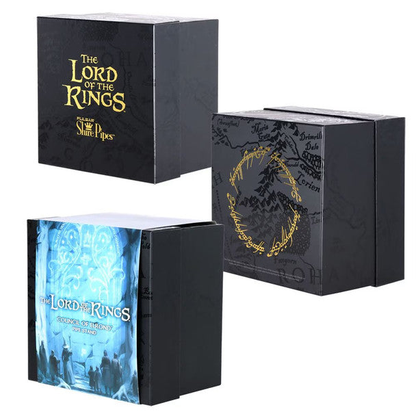 Pulsar Shire Pipes x LoTR COUNCIL OF ELROND Multi-Pipe Wood Display Stand
