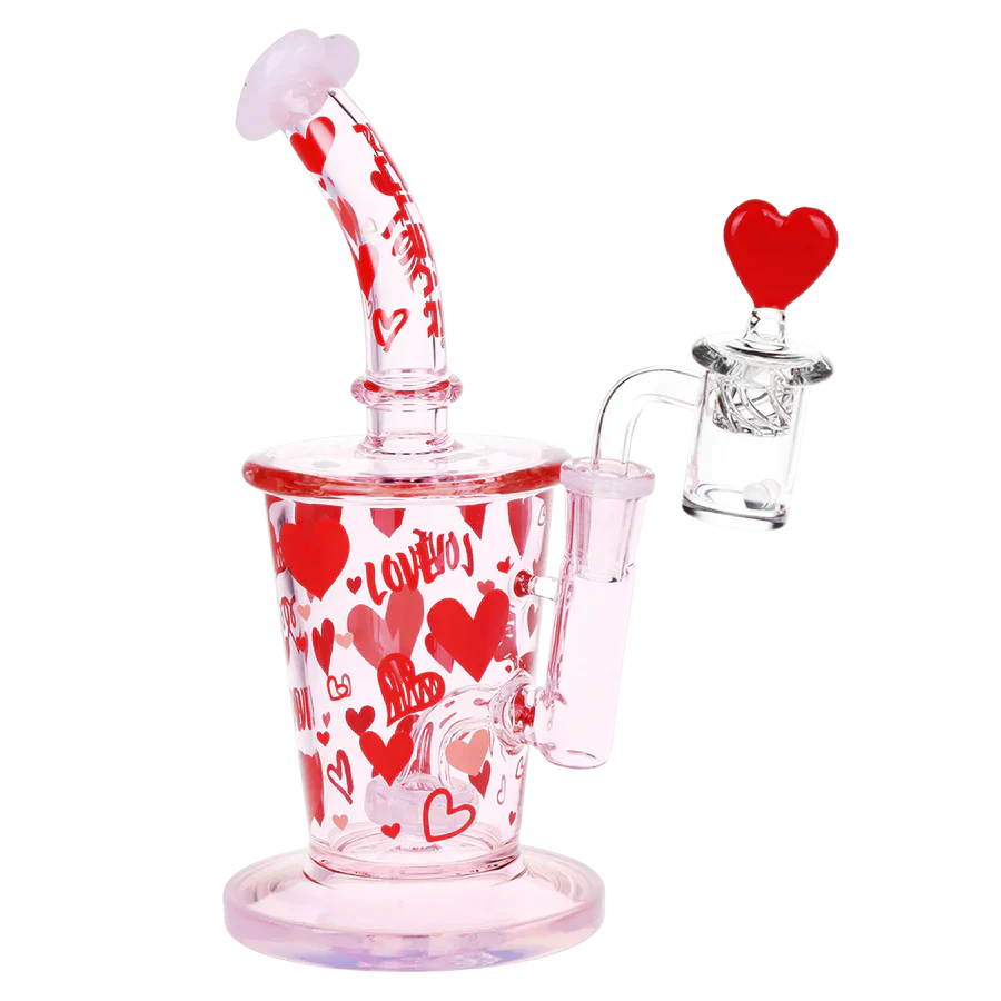 Pulsar - 8.5" Valentine's Love Dab Rig Set