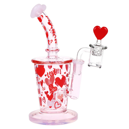 Pulsar - 8.5" Valentine's Love Dab Rig Set