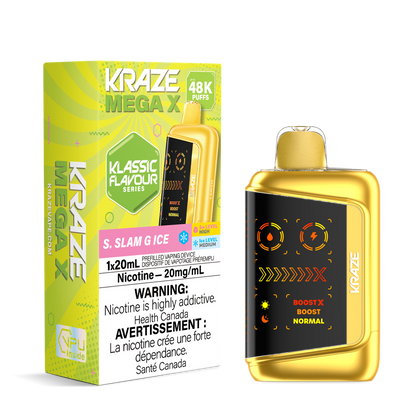 Kraze Mega X Rechargeable Disposable Vape 20mL