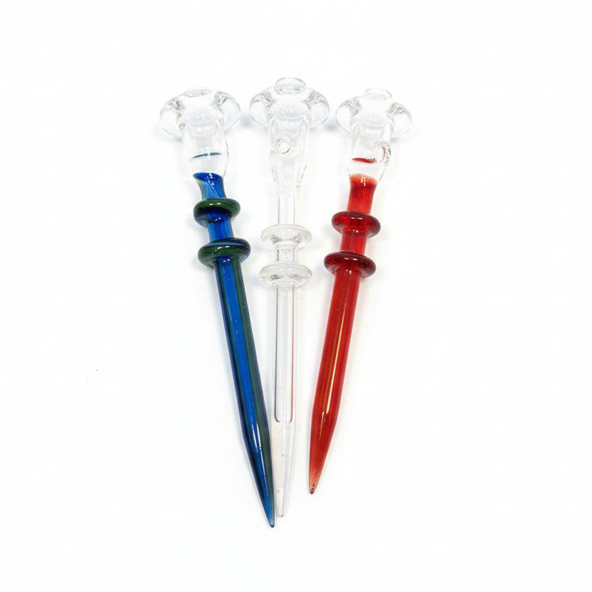 Quartz Glass Dab Tool W/ Carb Cap