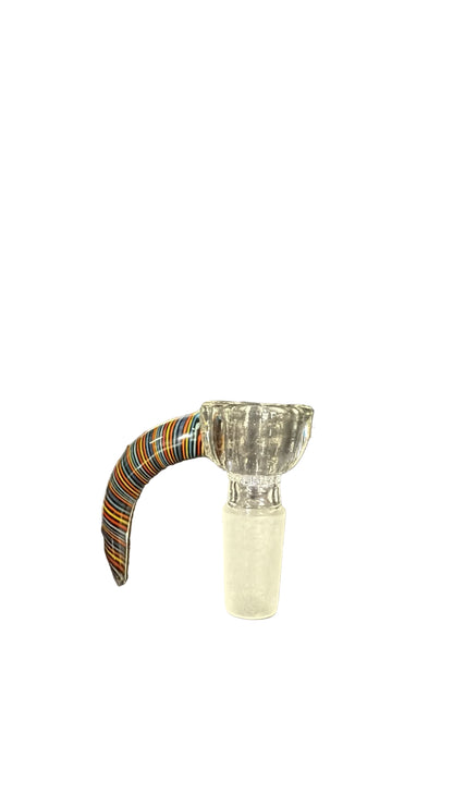 Wig-Wag Handle Glass Bowl
