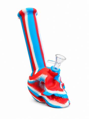 8.75" Skull 2-In-1 Water Pipe