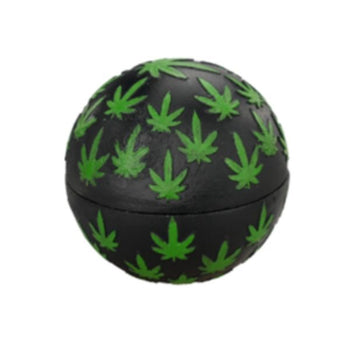 55mm Midnight Leaf Sphere Black Grinder