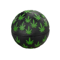 55mm Midnight Leaf Sphere Black Grinder