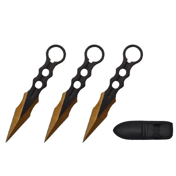 7.5″ Magma Hollow Throwing Knife Set